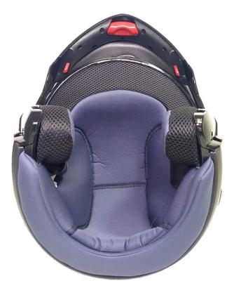 Imagem de Capacete Articulado Ebf E8 Fast Prata Brilhante (Robocop) Masculino e Feminino