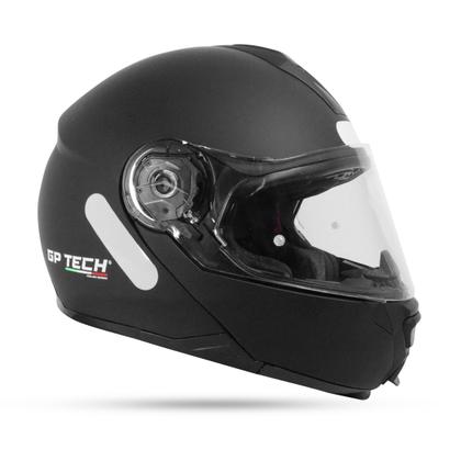Imagem de Capacete Articulado Gp Tech A118 Sv Mono Preto Fosco