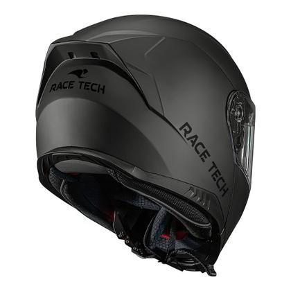 Imagem de Capacete Articulado Race Tech Signal Monocolor Titanium Robocop Escamoteável