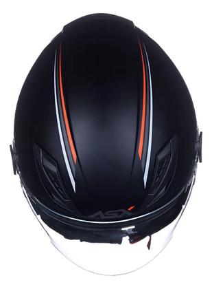 Imagem de Capacete ASX City Air Solid Preto Fosco