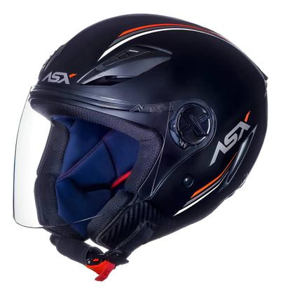 Imagem de Capacete ASX City Air Solid Preto Fosco