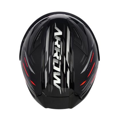 Imagem de Capacete Asx City Arrow Preto Grafite e Vermelho