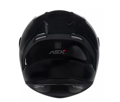 Imagem de Capacete Asx City Monocolor Solid Preto Brilho