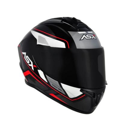 Imagem de CAPACETE ASX DRAKEN WIND GLOSS BLACK/WHITE/RED TAmanho 56