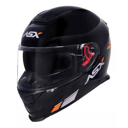 Imagem de Capacete ASX Eagle SV com Viseira Solar Interna Moto Fechado