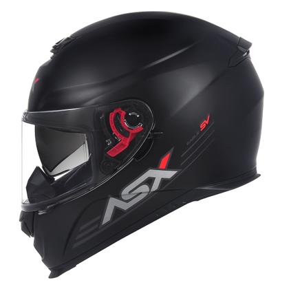 Imagem de Capacete ASX Eagle SV Solid Preto Fosco Masculino e Feminino