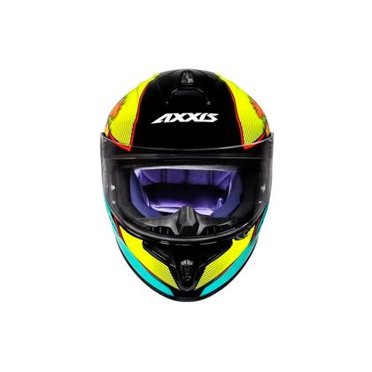 Imagem de Capacete Axxis Draken Bomb Amarelo Bihante Esportivo