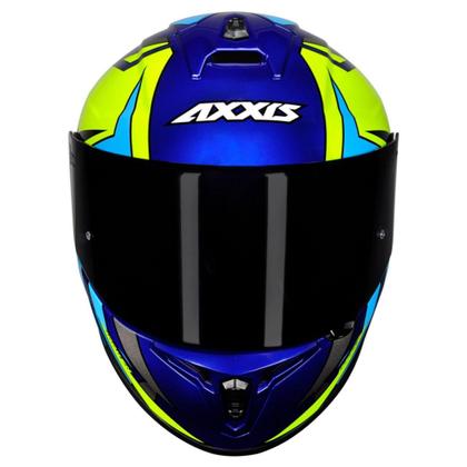 Imagem de Capacete AXXIS Draken Vector Gloss Azul e Amarelo