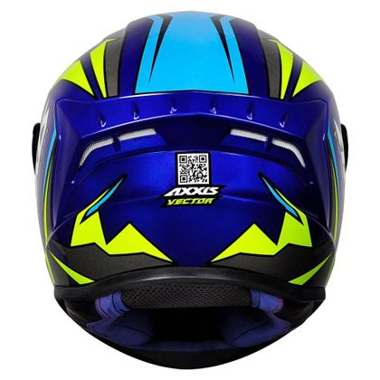 Imagem de Capacete AXXIS Draken Vector Gloss Azul e Amarelo