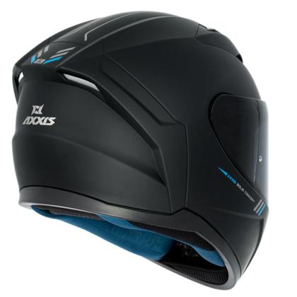 Imagem de Capacete Axxis Preto Fosco Para Motociclista Segment Preto Fosco