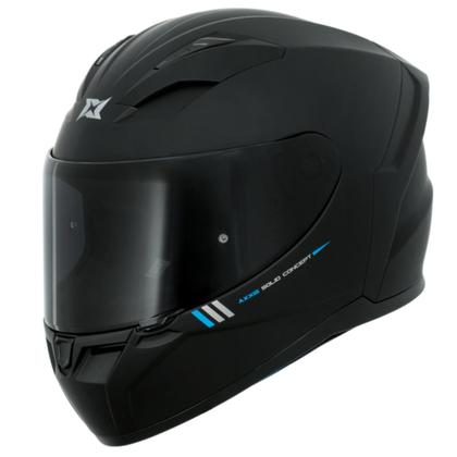 Imagem de Capacete Axxis Preto Fosco Para Motociclista Segment Preto Fosco