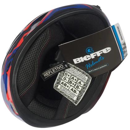 Imagem de Capacete Bieffe B12 Kf Aerofolio Branco/ Amarelo