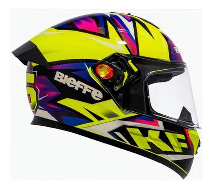 Imagem de Capacete Bieffe B12 Kf Aerofolio Branco/ Amarelo