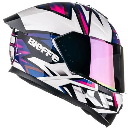 Imagem de Capacete Bieffe B12 Kf Aerofolio Branco/ Amarelo