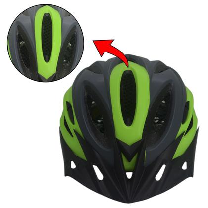 Imagem de Capacete Ciclismo GTS GWT-012 Super Led Adulto Grande Verde