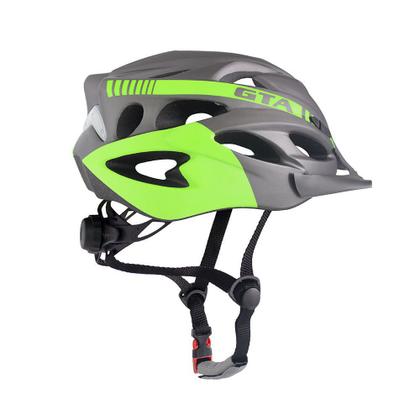 Imagem de Capacete Ciclismo MTB GTA NX INMOLD Com Led Cinza Verde Tamanho: G 58-62