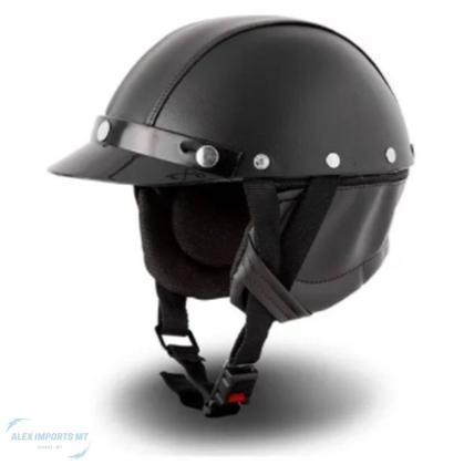 Imagem de Capacete Coquinho Aberto Masculino Chopper Para Bikes