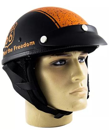 Imagem de Capacete Custom Classic Route 66 Feel The Freedom Ccc020