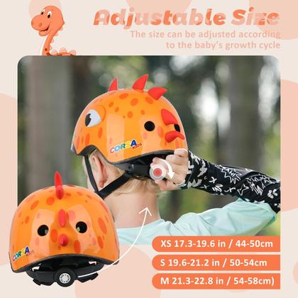 Imagem de Capacete de bicicleta Atphfety Toddler Kids, ajustável de 4 a 58 cm de 1 a 14 anos