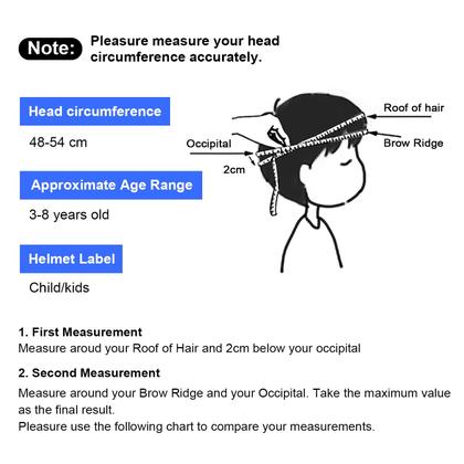 Imagem de Capacete de bicicleta infantil Besttravel ajustável de 3 a 8 anos azul