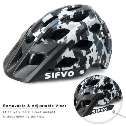 Imagem de Capacete de bicicleta infantil SIFVO, seguro e elegante, ajustável de 52 a 58 cm