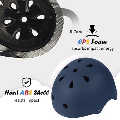 Imagem de Capacete de bicicleta OUWOER ajustável multiesportivo para crianças e jovens