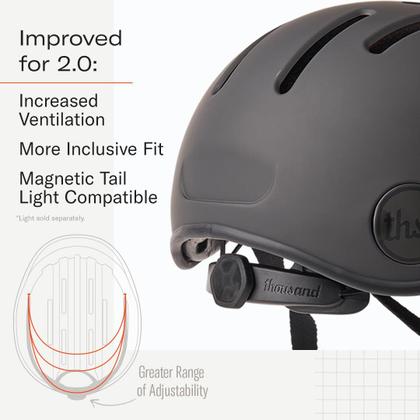 Imagem de Capacete de bicicleta Thousand Heritage 2.0 Safety Certified Stealth Black