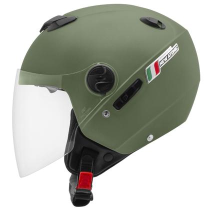 Imagem de Capacete De Moto Aberto Masculino Feminino Pro Tork New Atomic Elite Viseira Dupla