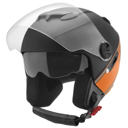 Imagem de Capacete De Moto Aberto Masculino Feminino Pro Tork New Atomic Skull Riders