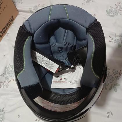 Imagem de Capacete de Moto Mixs Mx2 Storm Bavete Narigueira Fechado Viseira Cristal Antirrisco Selo Inmetro Original ProTork Garantia Confortável e Leve