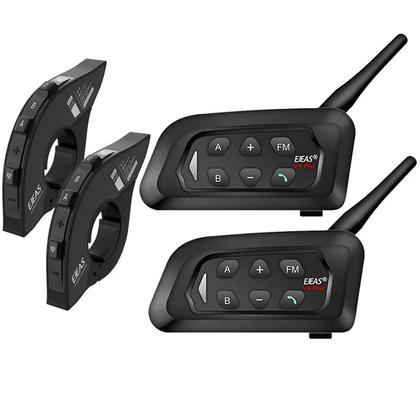 Imagem de Capacete De Motocicleta Bluetooth EJEAS V4 plus 1500m Para 4 Passageiros Intercomunicador À Prova
