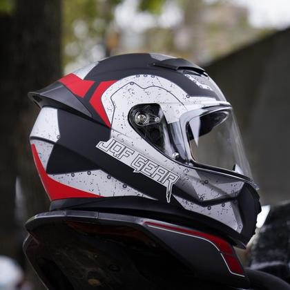 Imagem de Capacete de motocicleta JQF Gear Full Face WS-607 DOT para adultos