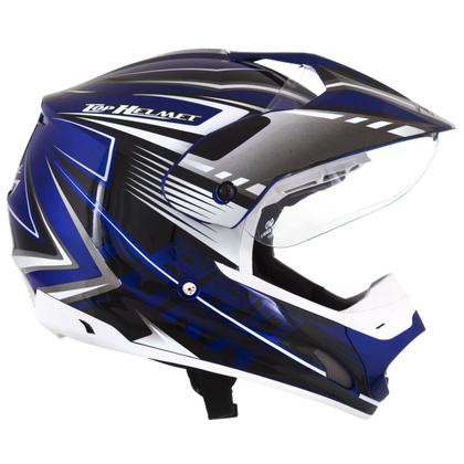 Imagem de Capacete De Motocross Trilha Off Road Th-1 Vision Adventure Masculino Feminino Pro Tork 