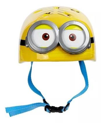 Imagem de Capacete De Proteção Skate Bike Patins Infantil Minion 3d