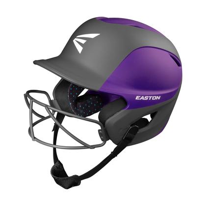 Imagem de Capacete de rebatidas de softball Easton GHOST bicolor roxo L/XL