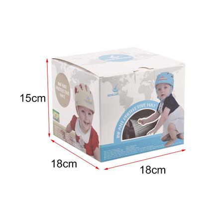 Imagem de Capacete de segurança para bebês e bebês: chapéu de algodão, protetor contra colisões