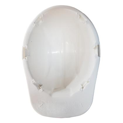 Imagem de Capacete De Segurança Para Obras Epi Com Carneira Plastcor Construção Civil - Branco