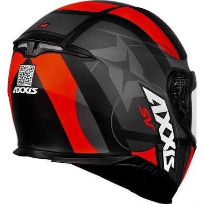 Imagem de Capacete Eagle Sv Smart Preto/Cinza/Vermelho Fosco