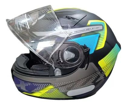 Imagem de Capacete Ebf Xtroy Drone Com Óculos Interno Fumê