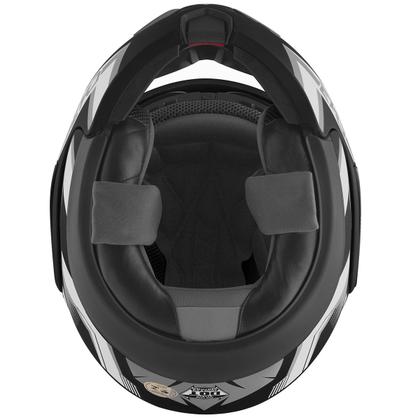 Imagem de Capacete Escamoteável Attack Evo Brilhante Moto Pro Tork Segurança Conforto Proteção Masculino Feminino