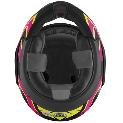 Imagem de Capacete Escamoteável Attack Evo Brilhante Moto Pro Tork Segurança Conforto Proteção Masculino Feminino