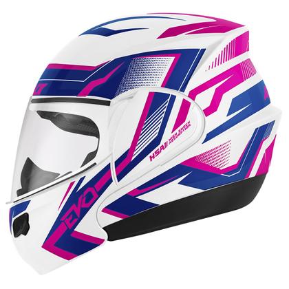 Imagem de Capacete Escamoteável Attack Evo Brilhante Moto Pro Tork Segurança Conforto Proteção Masculino Feminino