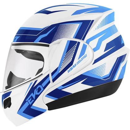 Imagem de Capacete Escamoteável Attack Evo Brilhante Moto Pro Tork Segurança Conforto Proteção Masculino Feminino