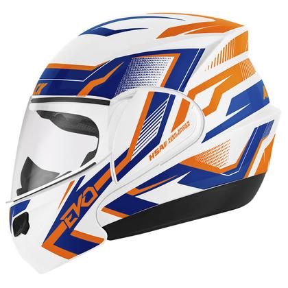 Imagem de Capacete Escamoteável Attack Evo Brilhante Moto Pro Tork Segurança Conforto Proteção Masculino Feminino