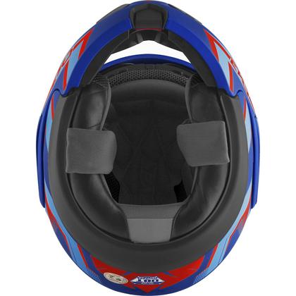 Imagem de Capacete Escamoteável Attack Evo Brilhante Moto Pro Tork Segurança Conforto Proteção Masculino Feminino