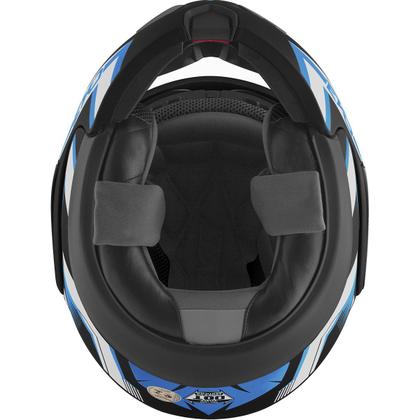 Imagem de Capacete Escamoteável Attack Evo Brilhante Moto Pro Tork Segurança Conforto Proteção Masculino Feminino