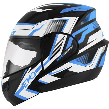 Imagem de Capacete Escamoteável Attack Evo Brilhante Moto Pro Tork Segurança Conforto Proteção Masculino Feminino