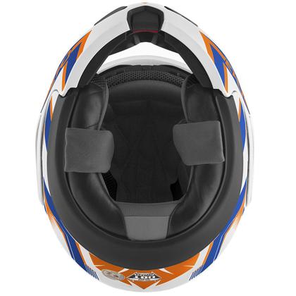 Imagem de Capacete Escamoteável Attack Evo Brilhante Moto Pro Tork Segurança Conforto Proteção Masculino Feminino