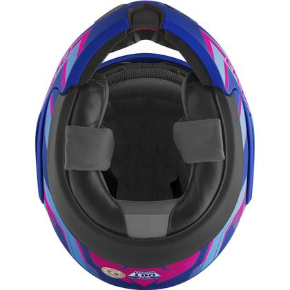 Imagem de Capacete Escamoteável Attack Evo Brilhante Moto Pro Tork Segurança Conforto Proteção Masculino Feminino
