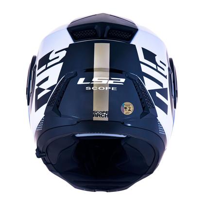 Imagem de Capacete Escamoteável LS2 Scope FF902 Arch Branco Titanium